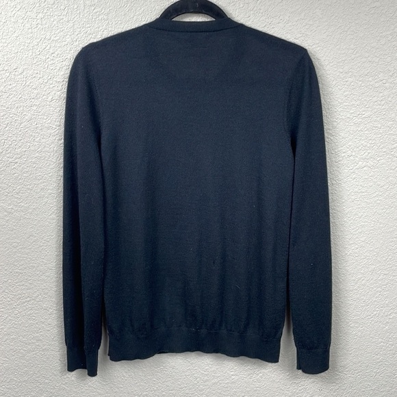 Neiman Marcus The Cashmere Collection Silk Cashmere Abstract Cardigan Black M - Picture 5 of 12